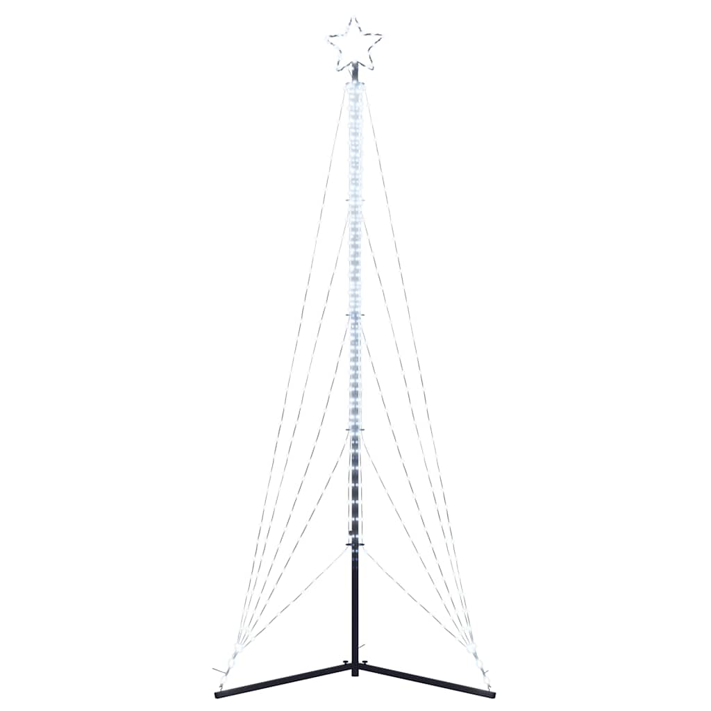 vidaXL LED Weihnachtsbaum 525 LEDs Kaltweiß 302 cm