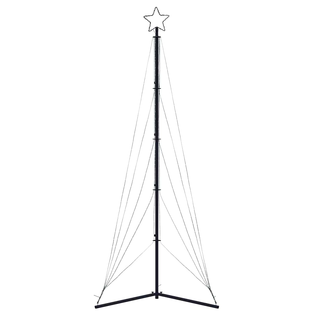 vidaXL LED Weihnachtsbaum 525 LEDs Blau 302 cm