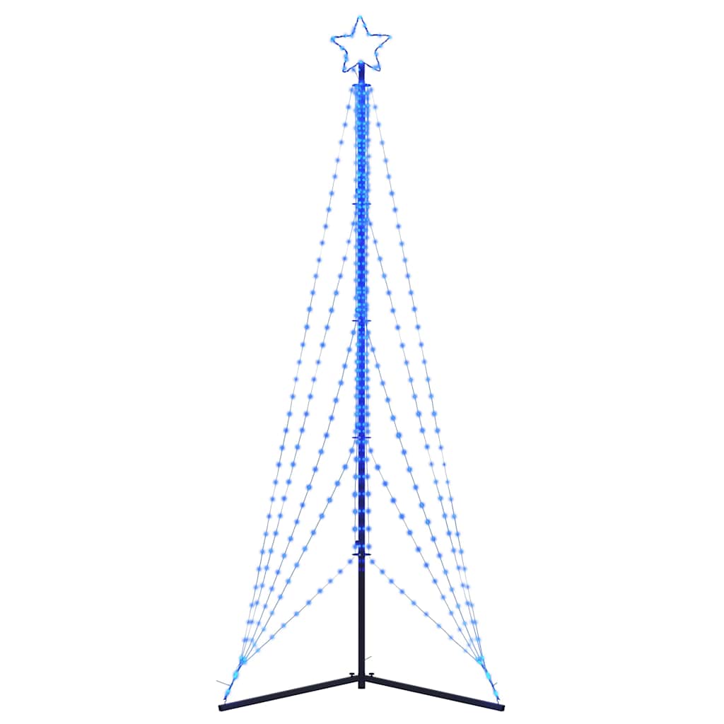 vidaXL LED Weihnachtsbaum 525 LEDs Blau 302 cm