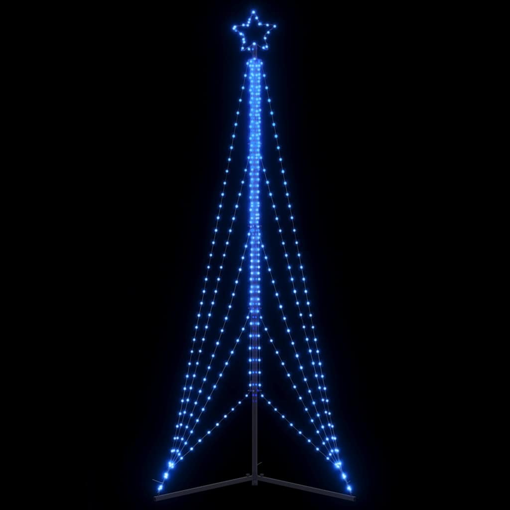 vidaXL LED Weihnachtsbaum 525 LEDs Blau 302 cm