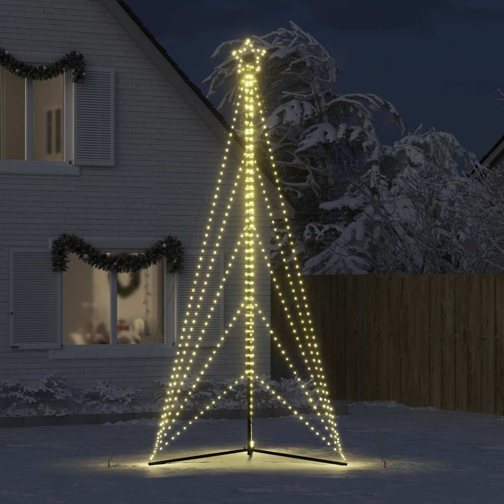 vidaXL LED Weihnachtsbaum 615 LEDs Warmweiß 404,5 cm