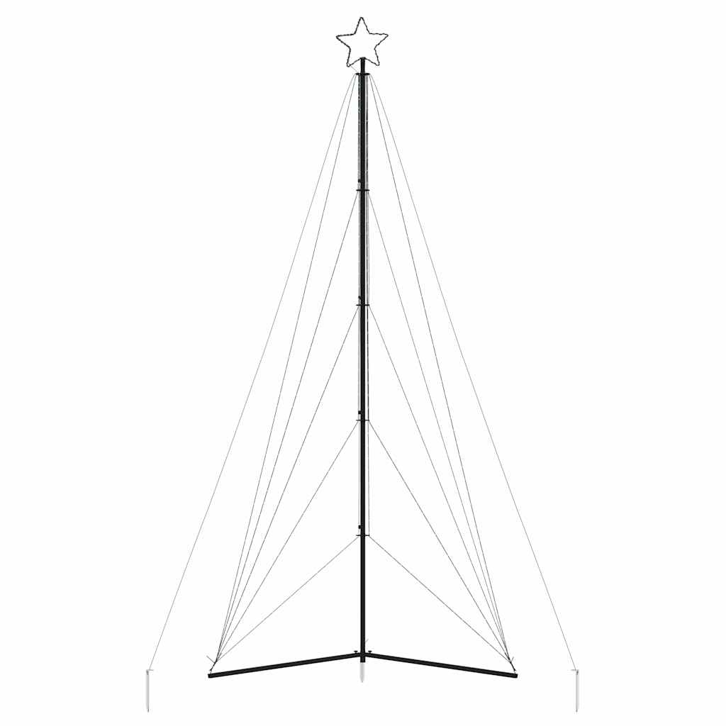 vidaXL LED Weihnachtsbaum 615 LEDs Warmweiß 404,5 cm