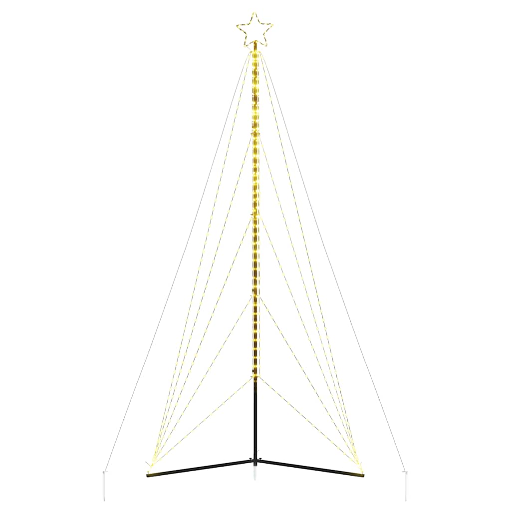 vidaXL LED Weihnachtsbaum 615 LEDs Warmweiß 404,5 cm