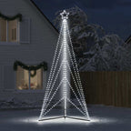 vidaXL LED Weihnachtsbaum 615 LEDs Kaltweiß 404,5 cm