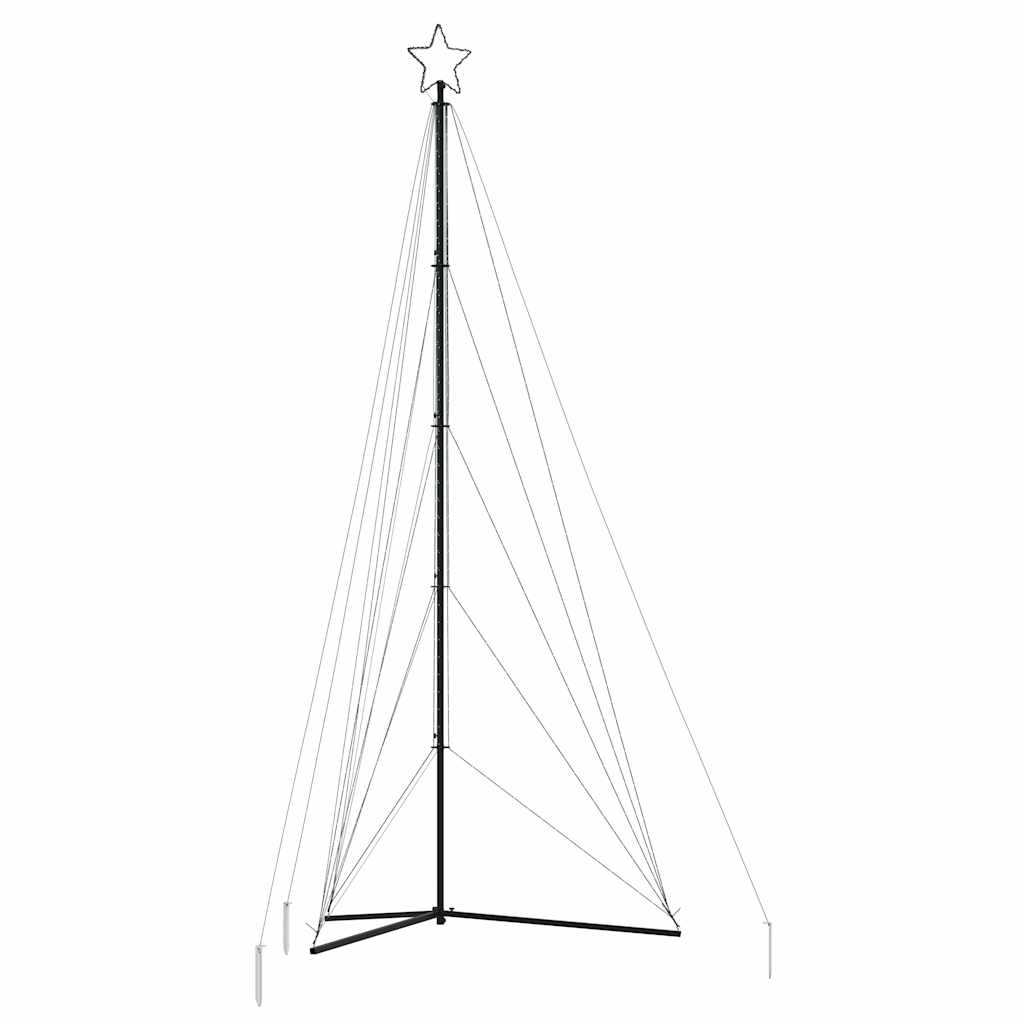 vidaXL LED Weihnachtsbaum 615 LEDs Kaltweiß 404,5 cm