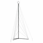 vidaXL LED Weihnachtsbaum 615 LEDs Kaltweiß 404,5 cm