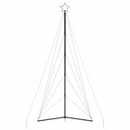 vidaXL LED Weihnachtsbaum 615 LEDs Kaltweiß 404,5 cm