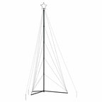 vidaXL LED Weihnachtsbaum 615 LEDs Blau 404,5 cm