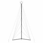 vidaXL LED Weihnachtsbaum 615 LEDs Blau 404,5 cm