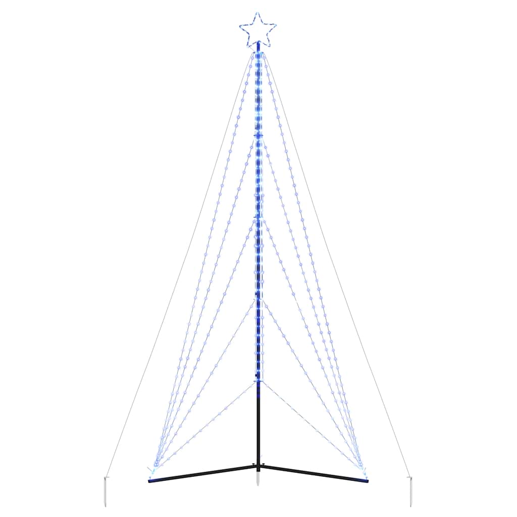 vidaXL LED Weihnachtsbaum 615 LEDs Blau 404,5 cm