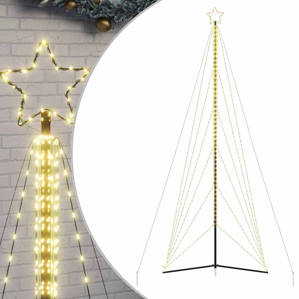 vidaXL LED Weihnachtsbaum 861 LEDs Warmweiß 478 cm