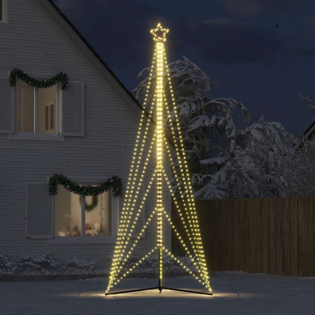 vidaXL LED Weihnachtsbaum 861 LEDs Warmweiß 478 cm
