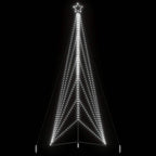 vidaXL LED Weihnachtsbaum 861 LEDs Kaltweiß 478 cm