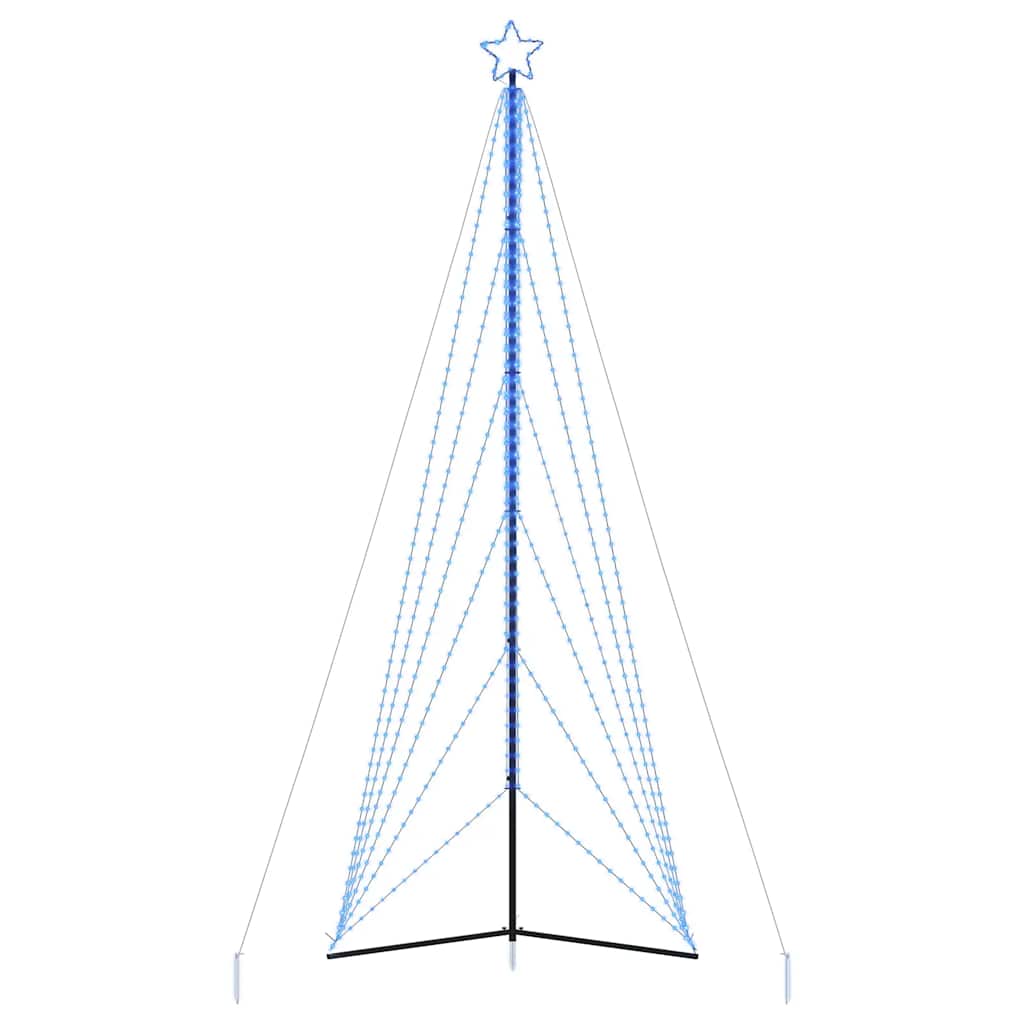 vidaXL LED Weihnachtsbaum 861 LEDs Blau 478 cm