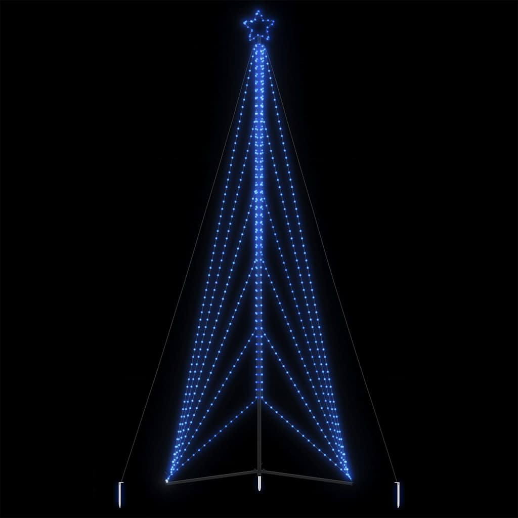 vidaXL LED Weihnachtsbaum 861 LEDs Blau 478 cm