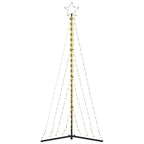 vidaXL LED Weihnachtsbaum 339 LEDs Warmweiß 187 cm