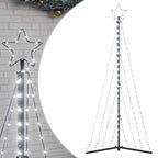 vidaXL LED Weihnachtsbaum 339 LEDs Kaltweiß 187 cm