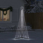 vidaXL LED Weihnachtsbaum 339 LEDs Kaltweiß 187 cm