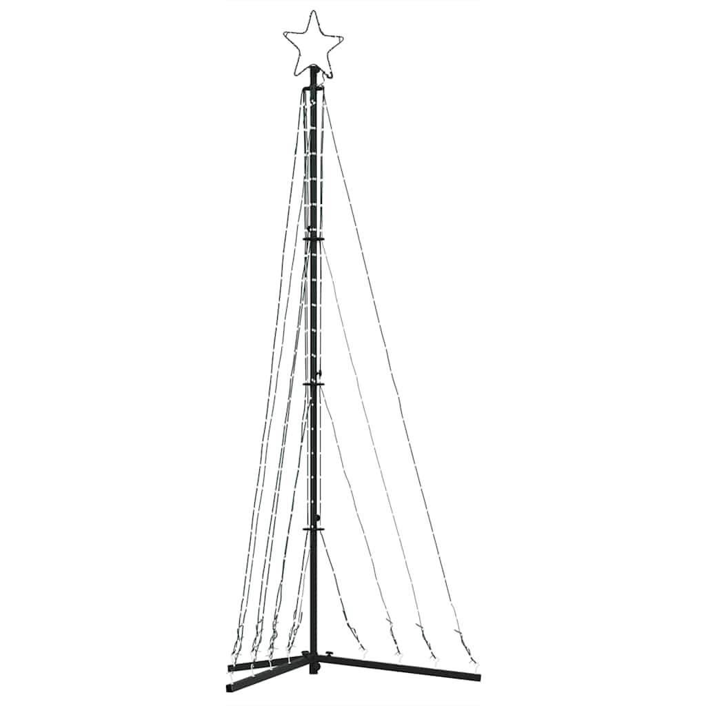 vidaXL LED Weihnachtsbaum 339 LEDs Kaltweiß 187 cm