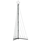 vidaXL LED Weihnachtsbaum 339 LEDs Kaltweiß 187 cm