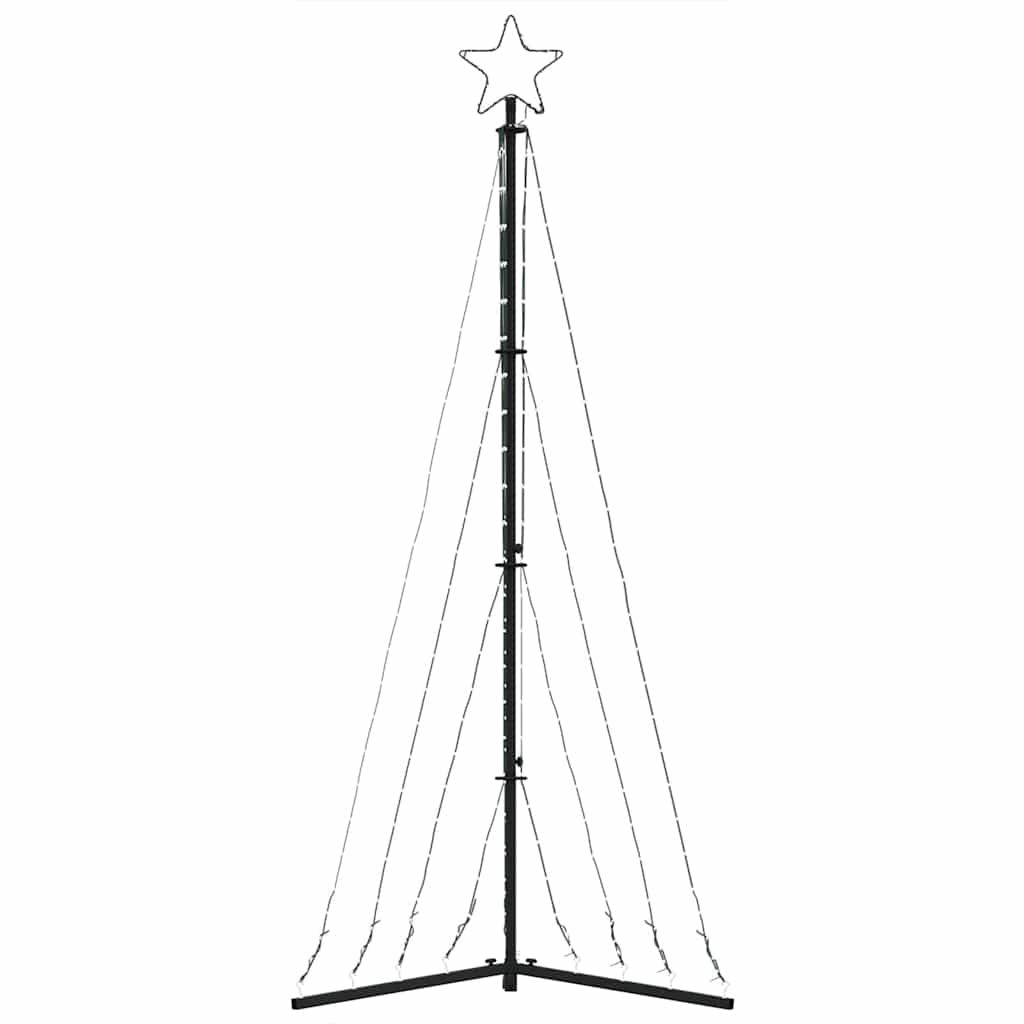 vidaXL LED Weihnachtsbaum 339 LEDs Kaltweiß 187 cm