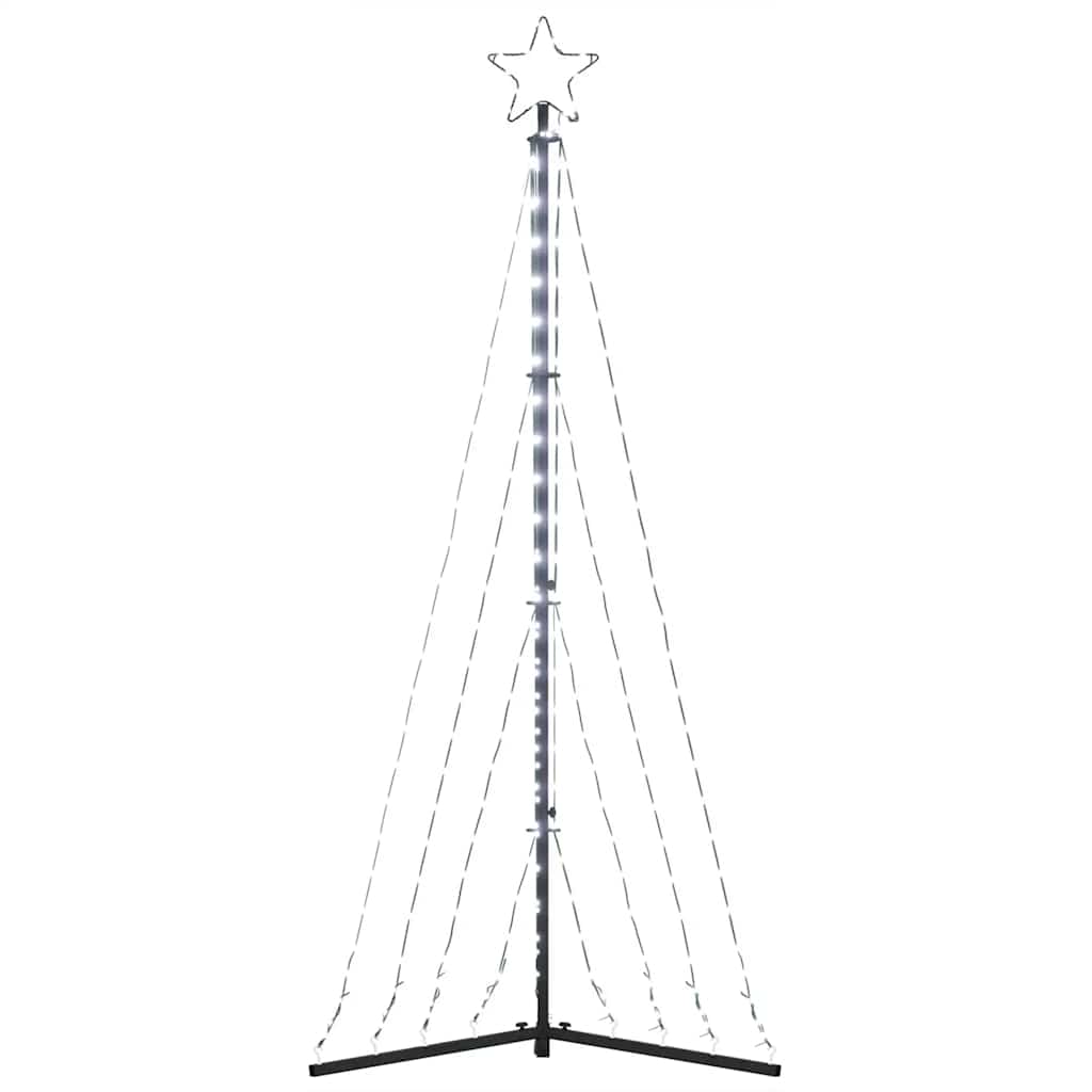 vidaXL LED Weihnachtsbaum 339 LEDs Kaltweiß 187 cm