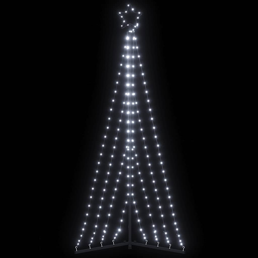 vidaXL LED Weihnachtsbaum 339 LEDs Kaltweiß 187 cm