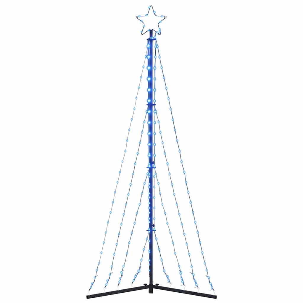 vidaXL LED Weihnachtsbaum 339 LEDs Blau 187 cm