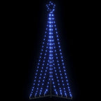 vidaXL LED Weihnachtsbaum 339 LEDs Blau 187 cm