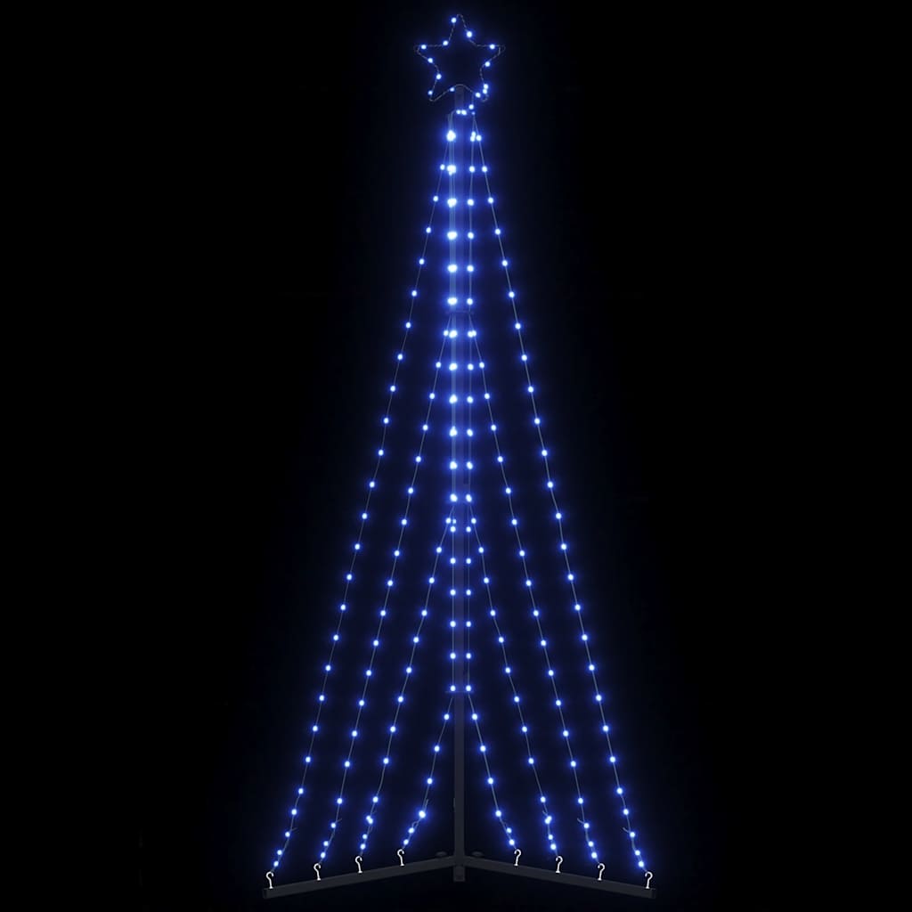 vidaXL LED Weihnachtsbaum 339 LEDs Blau 187 cm