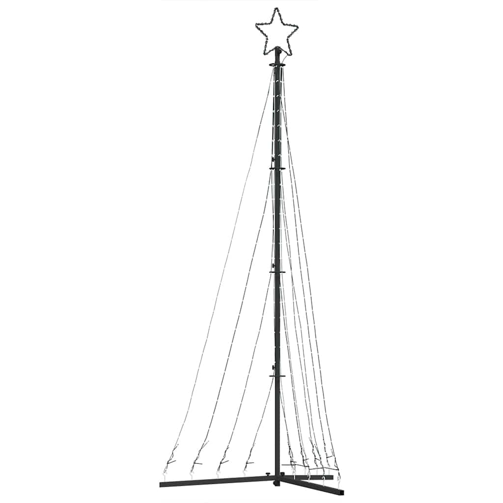 vidaXL LED Weihnachtsbaum 447 LEDs Warmweiß 250 cm