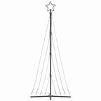 vidaXL LED Weihnachtsbaum 447 LEDs Warmweiß 250 cm