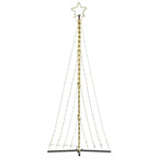 vidaXL LED Weihnachtsbaum 447 LEDs Warmweiß 250 cm