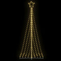 vidaXL LED Weihnachtsbaum 447 LEDs Warmweiß 250 cm
