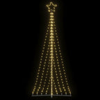 vidaXL LED Weihnachtsbaum 447 LEDs Warmweiß 250 cm