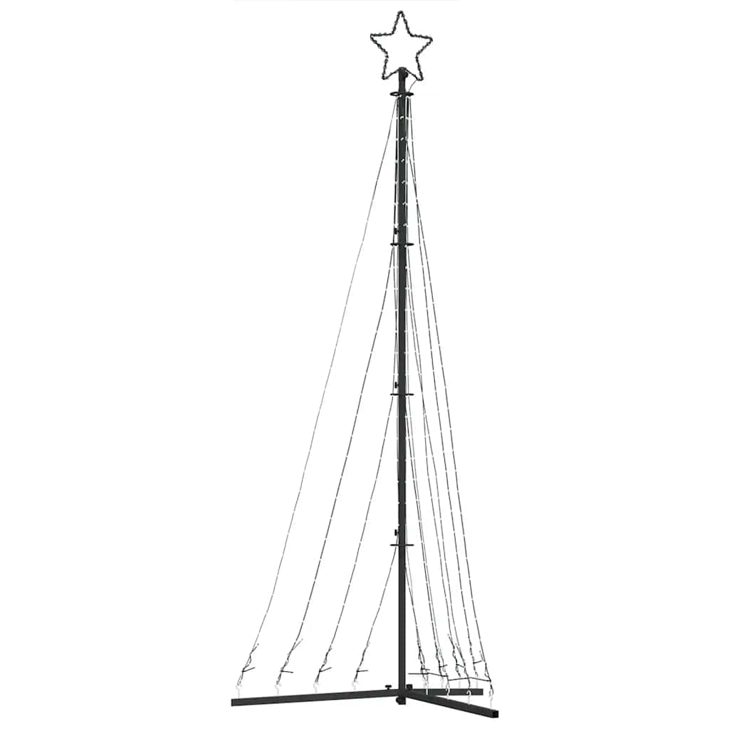 vidaXL LED Weihnachtsbaum 447 LEDs Kaltweiß 250 cm