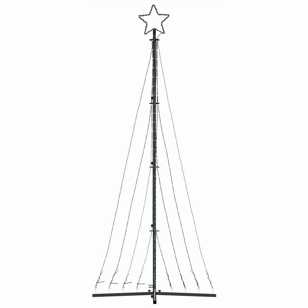 vidaXL LED Weihnachtsbaum 447 LEDs Kaltweiß 250 cm