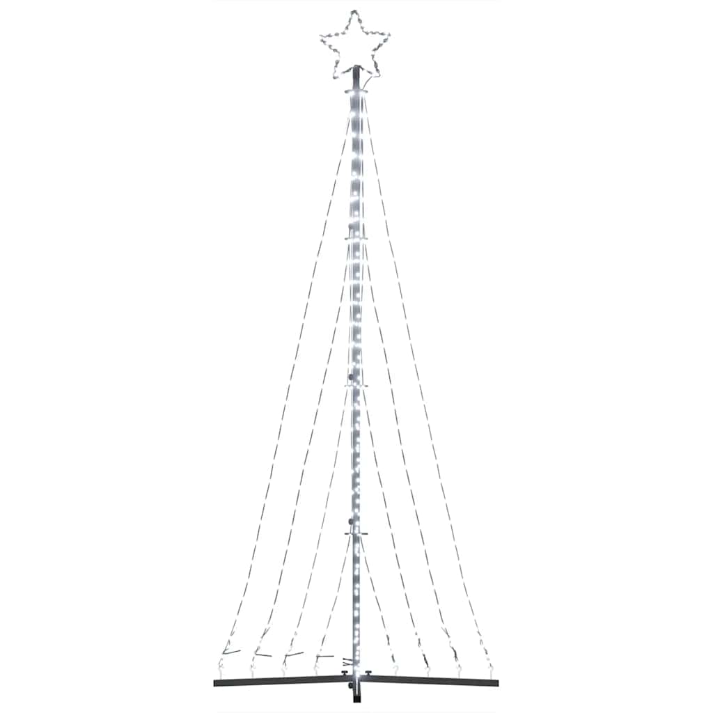 vidaXL LED Weihnachtsbaum 447 LEDs Kaltweiß 250 cm