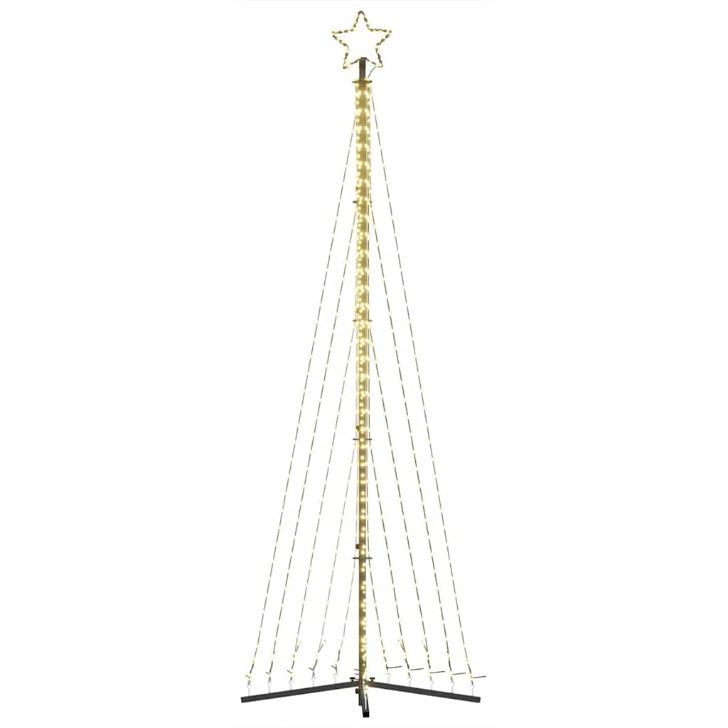 vidaXL LED Weihnachtsbaum 495 LEDs Warmweiß 300,5 cm