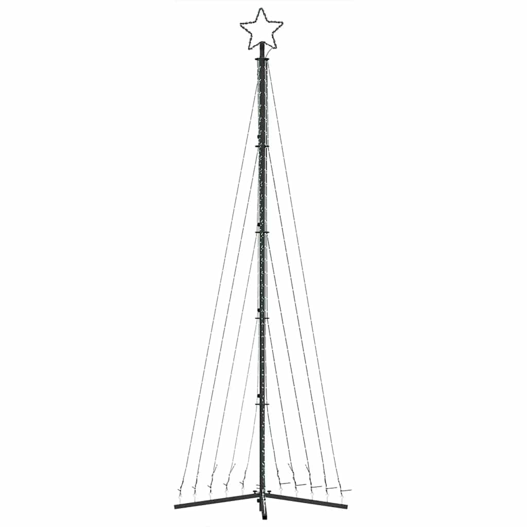 vidaXL LED Weihnachtsbaum 495 LEDs Blau 300,5 cm