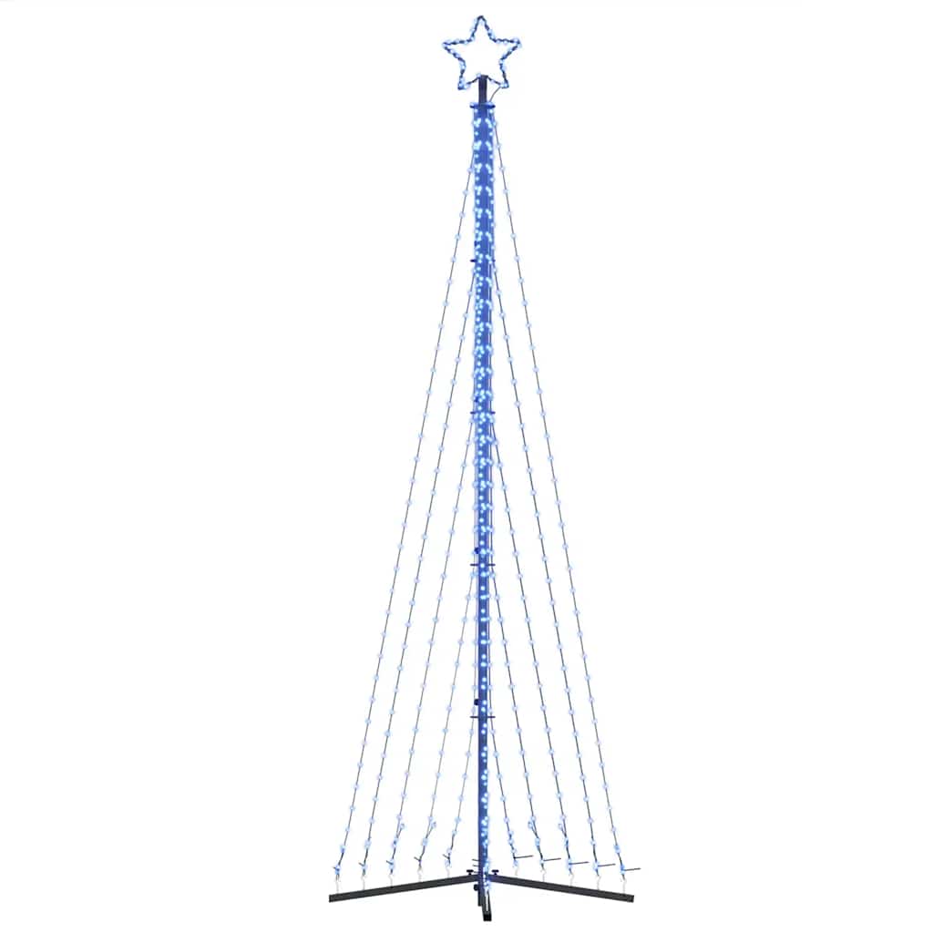 vidaXL LED Weihnachtsbaum 495 LEDs Blau 300,5 cm