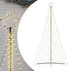 vidaXL LED Weihnachtsbaum 570 LEDs Warmweiß 399 cm