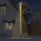 vidaXL LED Weihnachtsbaum 570 LEDs Warmweiß 399 cm
