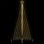 vidaXL LED Weihnachtsbaum 570 LEDs Warmweiß 399 cm
