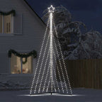 vidaXL LED Weihnachtsbaum 570 LEDs Kaltweiß 399 cm