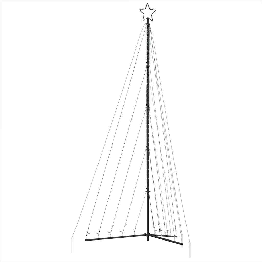 vidaXL LED Weihnachtsbaum 570 LEDs Kaltweiß 399 cm