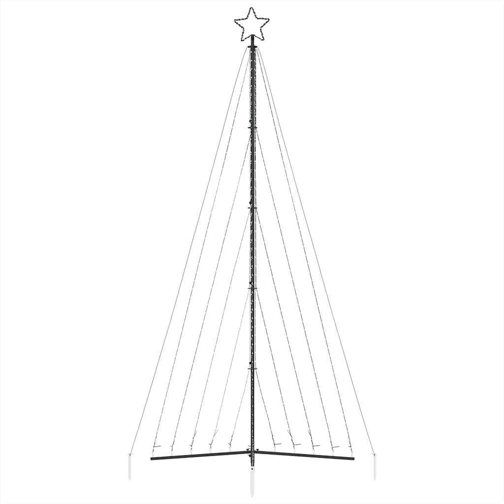vidaXL LED Weihnachtsbaum 570 LEDs Kaltweiß 399 cm