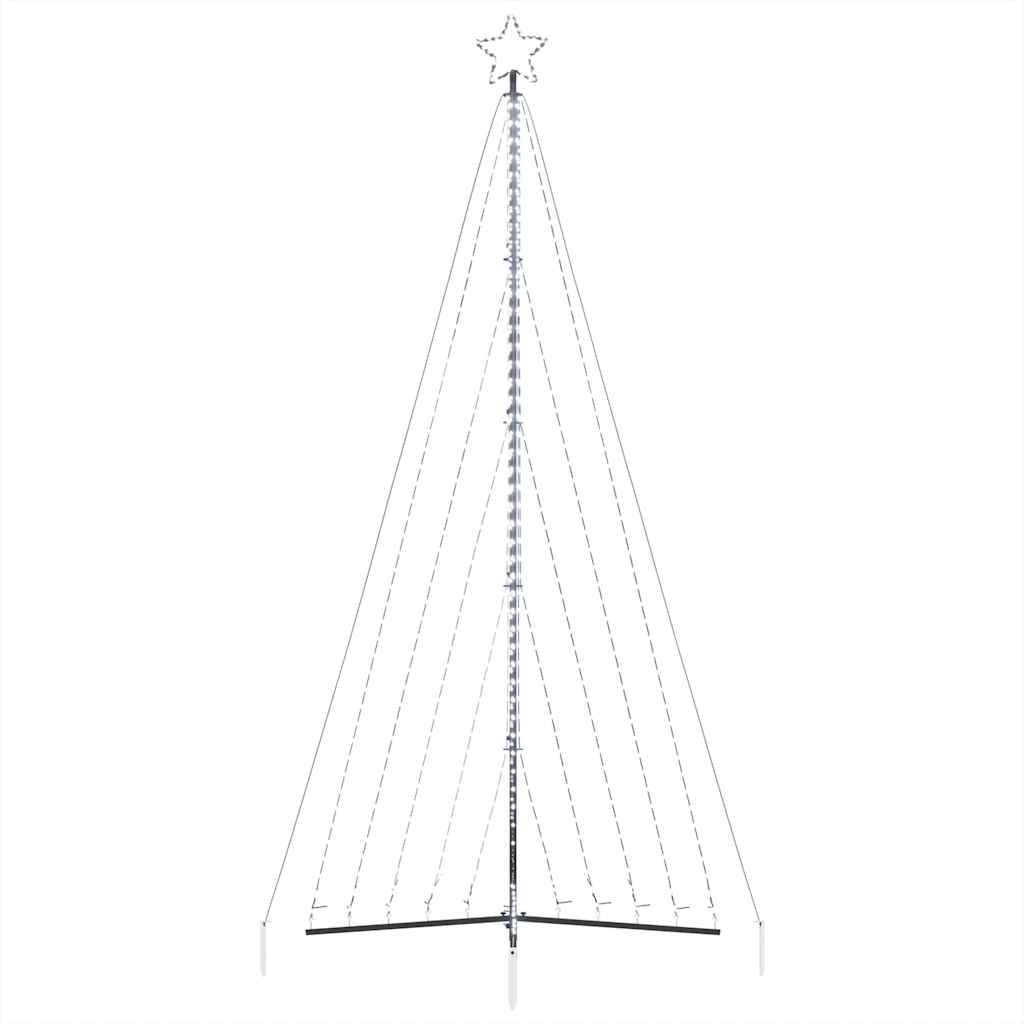 vidaXL LED Weihnachtsbaum 570 LEDs Kaltweiß 399 cm