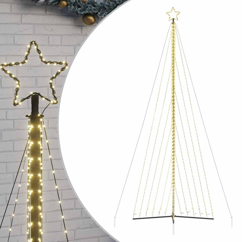 vidaXL LED Weihnachtsbaum 789 LEDs Warmweiß 476 cm