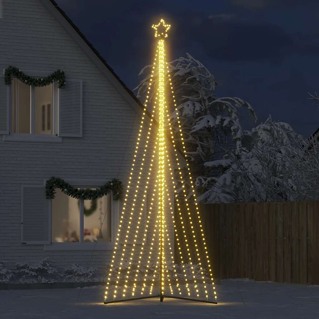 vidaXL LED Weihnachtsbaum 789 LEDs Warmweiß 476 cm